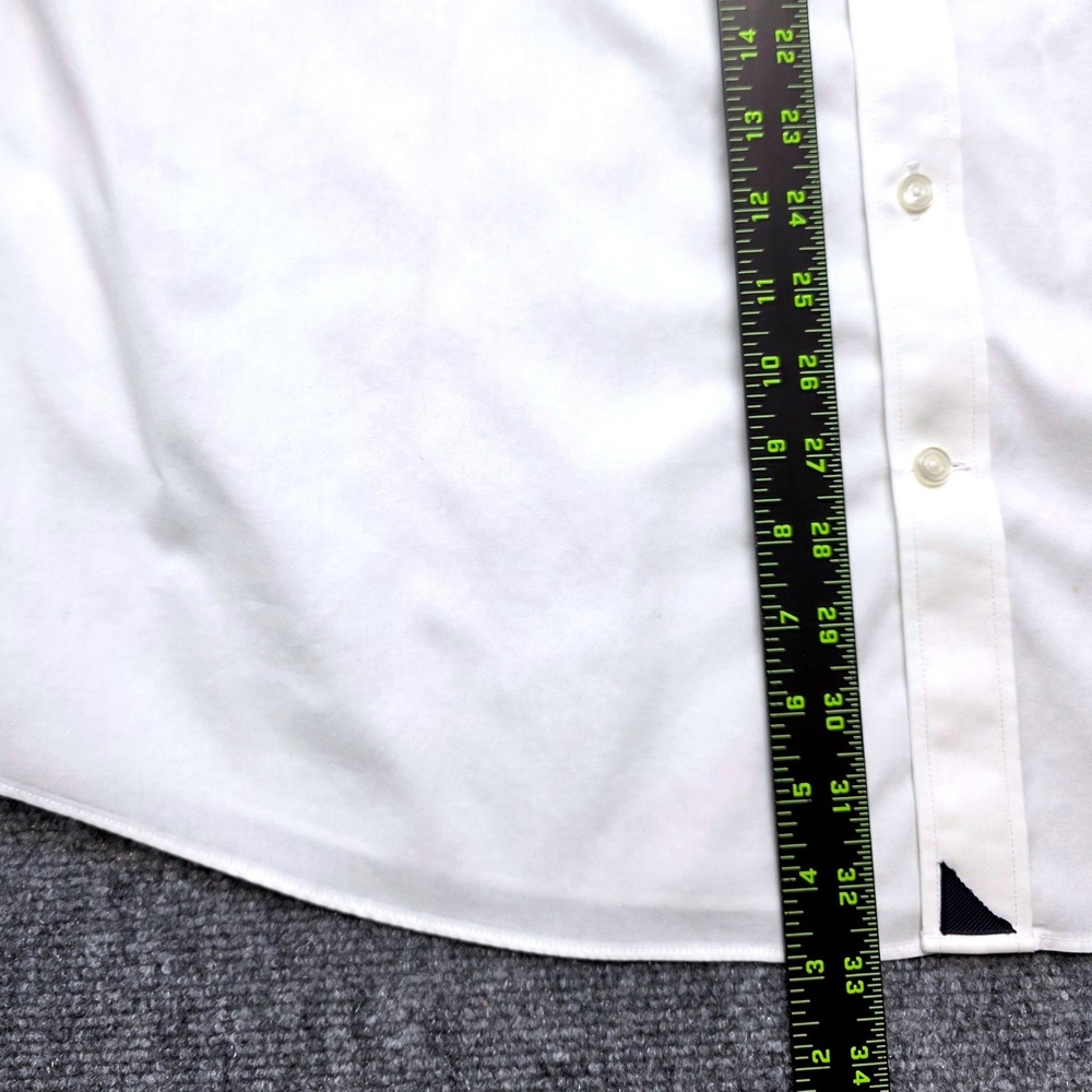 UNTUCKit Men's XXL Tall White Wrinkle Free Cotton Long Sleeve Button Down Shirt - Picture 12 of 14